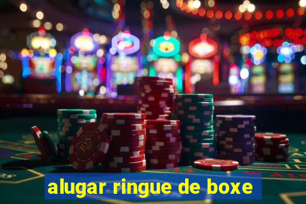 alugar ringue de boxe